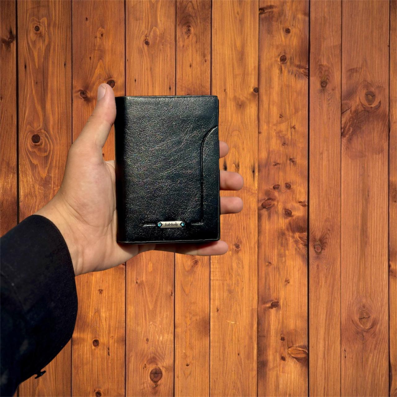 New Balebaily Trifold Leather Wallet
