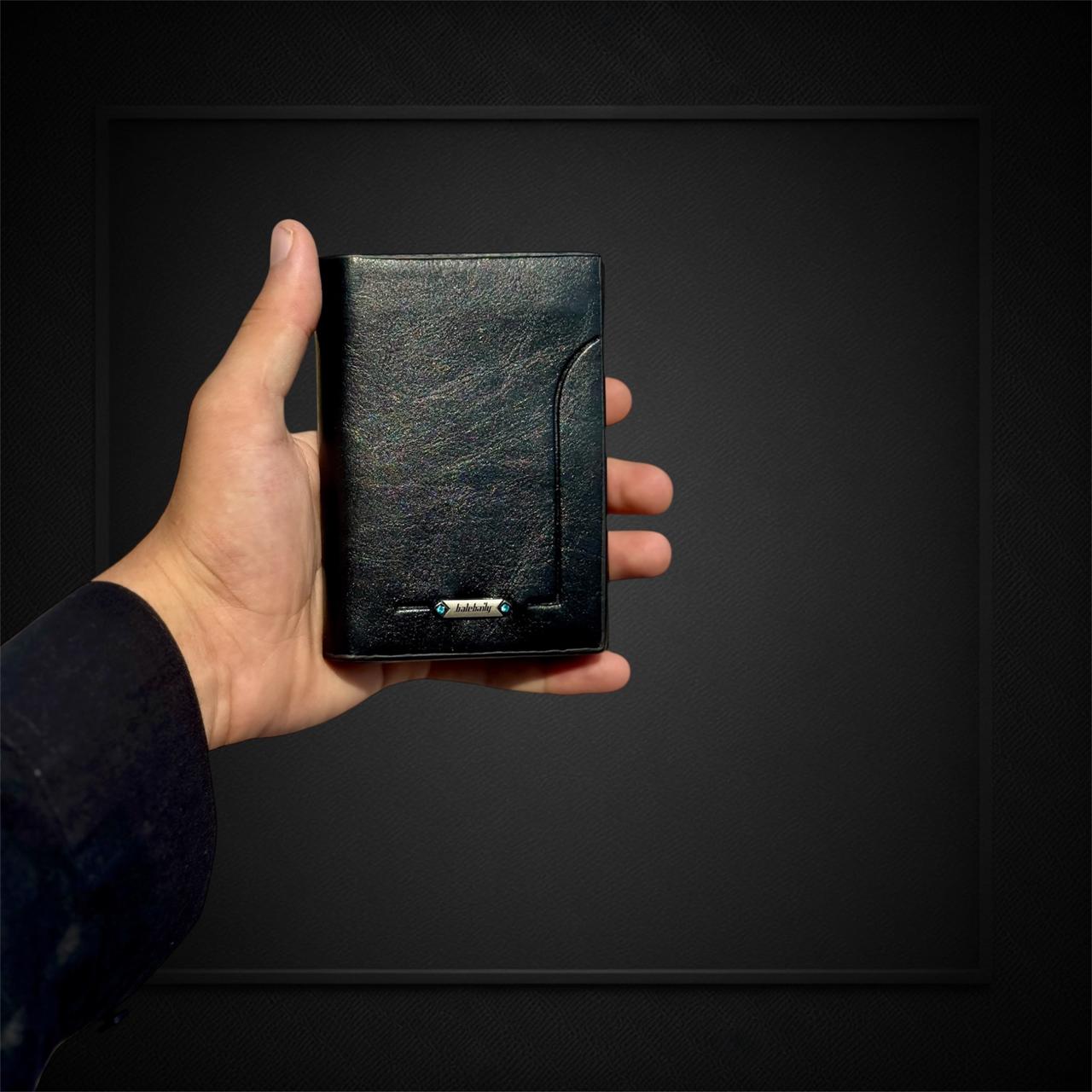 New Balebaily Trifold Leather Wallet